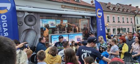 Deželak junak v Kamniku zaključil prvo etapo dobrodelnega kolesarjenja po slovenskih krajih  (5)
